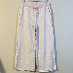 Vanilla Star Cream Wide Leg Pants